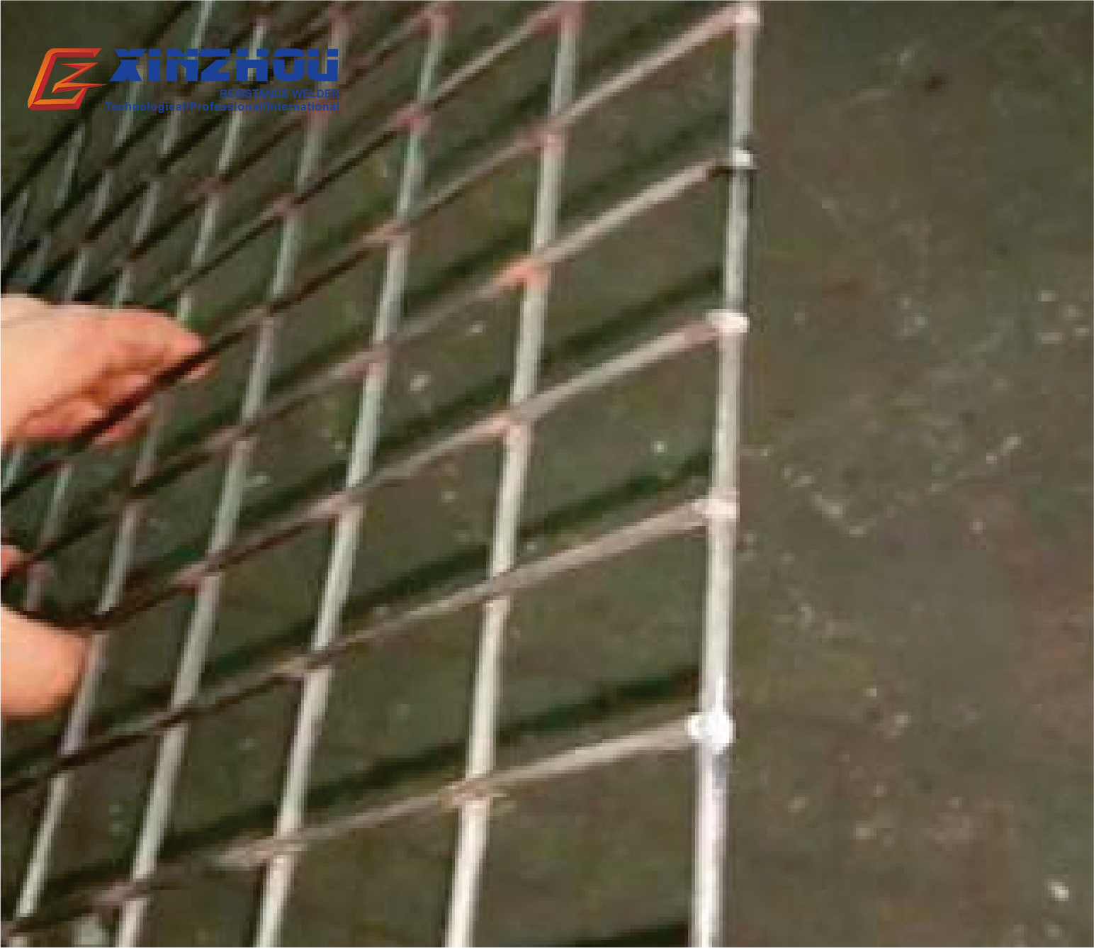 Fence mesh production line