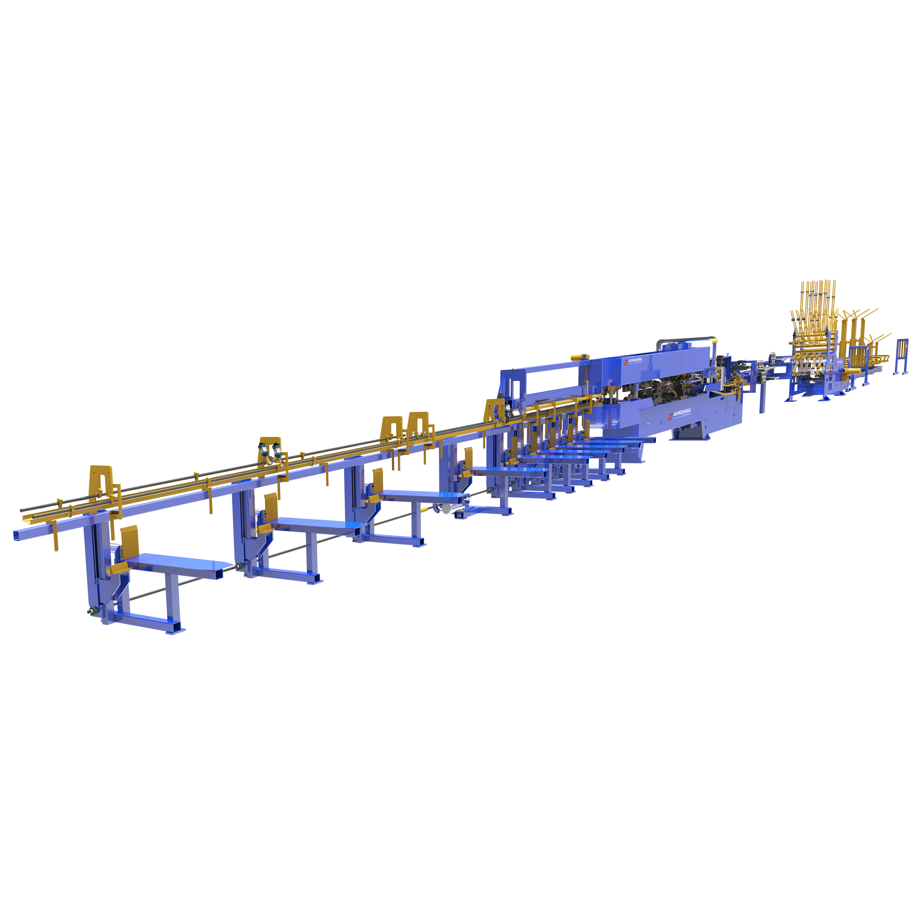 Truss girder machine