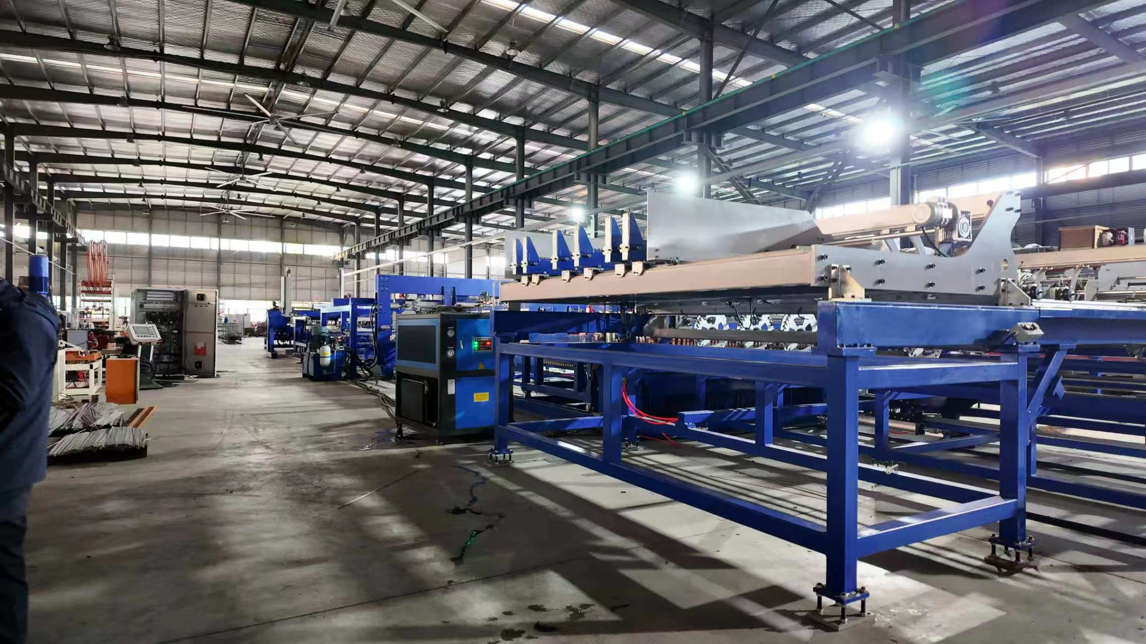 Wire mesh and truss line integration project